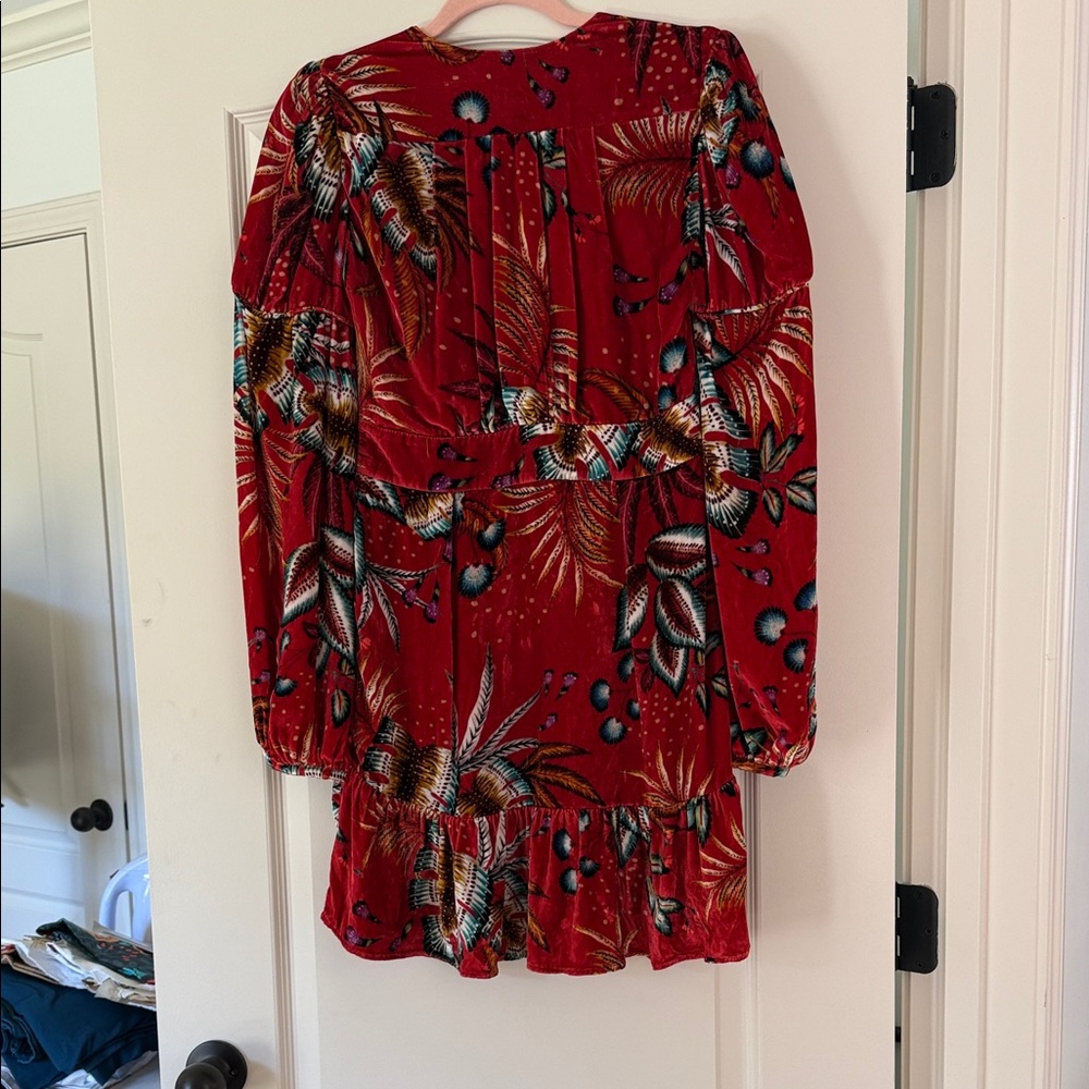FARM Rio Red Floral Mini Dress - Picture 3 of 9